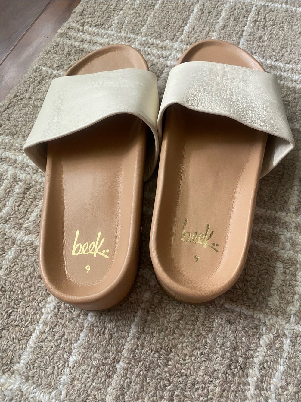 beek Pelican Leather Platform Sandal - Picture 3 of 7